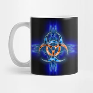 Fiery Biohazard B Mug